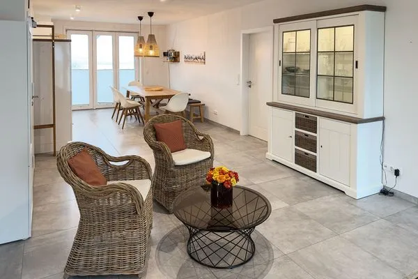 Wohnzimmer Haus *Weiße Düne* Ferienwohnung Weiße Düne 4