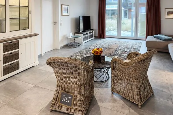 Wohnzimmer Haus *Weiße Düne* Ferienwohnung Weiße Düne 4