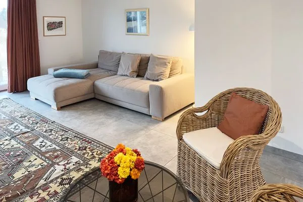 Wohnzimmer Haus *Weiße Düne* Ferienwohnung Weiße Düne 4