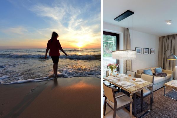 Luxuriöses und strandnahes Apartment mit Sauna an der Ostsee