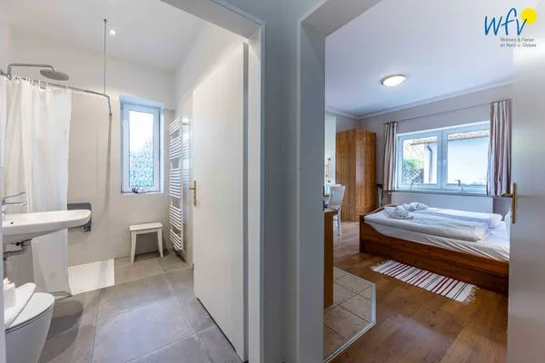Badezimmer Haus am Hövt Ferienwohnung 1