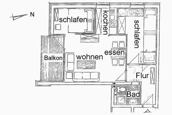  Oland Whg. 11 Sünnenkieker Föhr  Die Grüne Insel - 