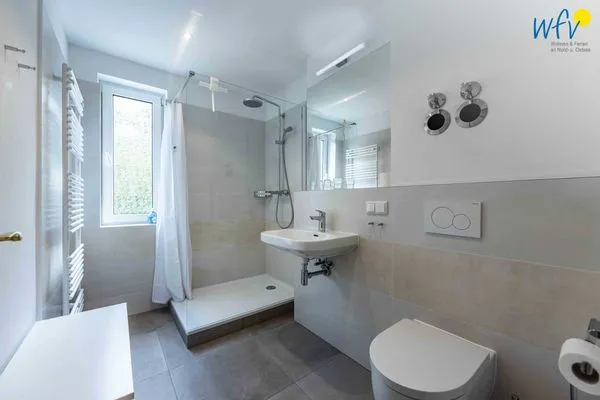 Badezimmer Haus am Hövt Ferienwohnung 9