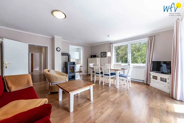 Wohnzimmer Haus am Hövt Ferienwohnung 9