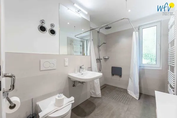 Badezimmer Haus am Hövt Ferienwohnung 11