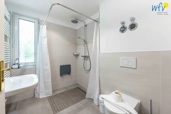 Badezimmer Haus am Hövt Ferienwohnung 12