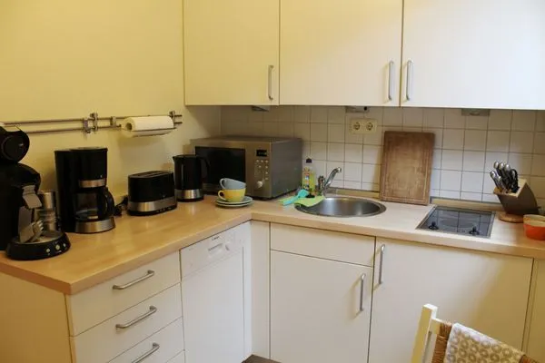 Küche / Küchenzeile  Ferienwohnung Kleiner Seeigel in Sassnitz auf Rügen mit Terrasse