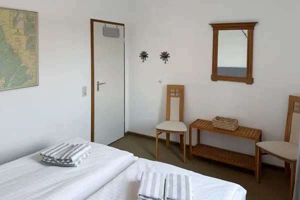 Schlafzimmer Haus Leitfeuer Ferienwohnung „Blick 19"
