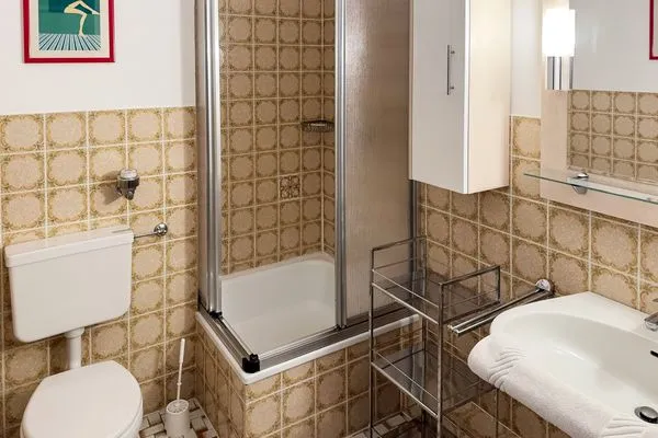 Badezimmer Haus Leitfeuer Ferienwohnung „Blick 19"
