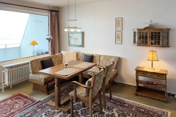 Wohnzimmer Haus Leitfeuer Ferienwohnung „Blick 19"