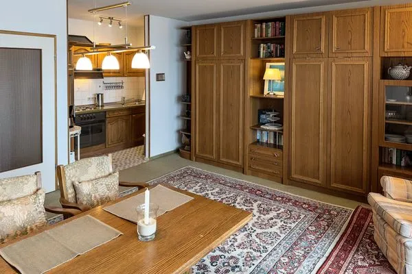 Wohnzimmer Haus Leitfeuer Ferienwohnung „Blick 19"