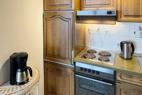 Küche / Küchenzeile Haus Leitfeuer Ferienwohnung „Blick 19"