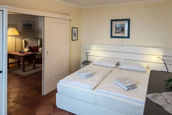 Schlafzimmer Haus Kap Hoorn Ferienwohnung Seeblick