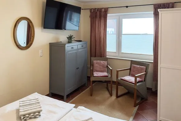 Schlafzimmer Haus Kap Hoorn Ferienwohnung Seeblick