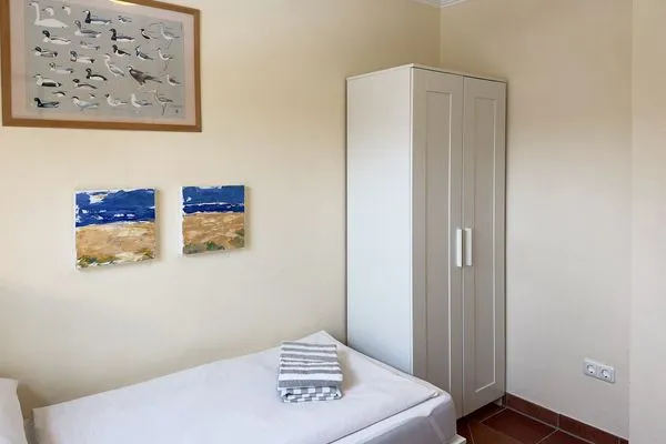 Schlafzimmer Haus Kap Hoorn Ferienwohnung Seeblick