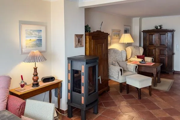 Wohnzimmer Haus Kap Hoorn Ferienwohnung Seeblick