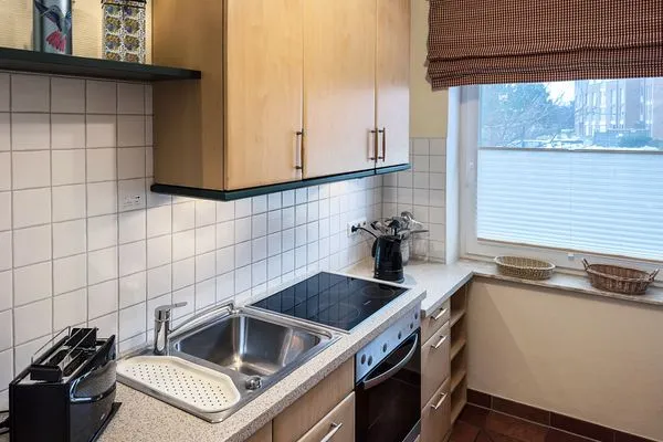 Küche / Küchenzeile Haus Kap Hoorn Ferienwohnung Seeblick