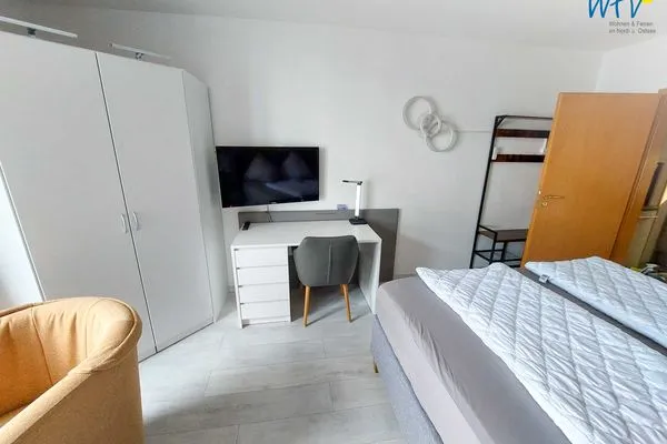 Schlafzimmer Appartement-Haus Regina Ferienwohnung Ohlsen´s smucke Stuuv