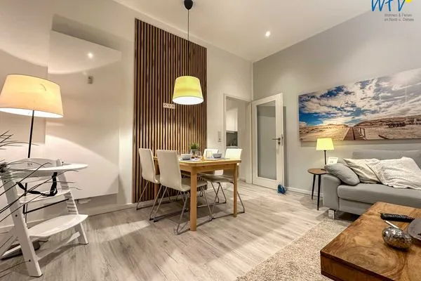 Wohnzimmer Haus Niedersachsen Ferienwohnung 12