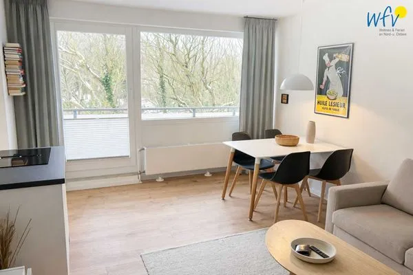 Wohnzimmer Haus Anton-Günther-Straße 16 Ferienwohnung Strandglück