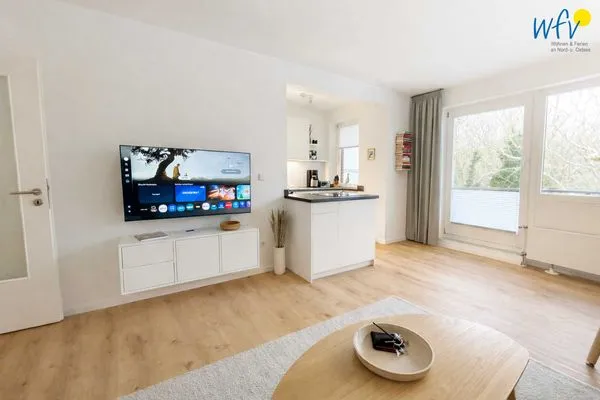 Wohnzimmer Haus Anton-Günther-Straße 16 Ferienwohnung Strandglück