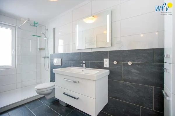 Badezimmer Haus Franz-Habich-Straße 9 Ferienwohnung Peiter Blik