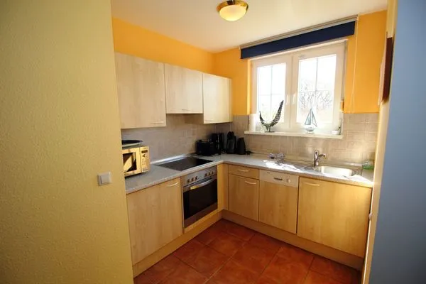 Küche / Küchenzeile  Ferienwohnung Kranichglück - im Herzen der Halbinsel Jasmund