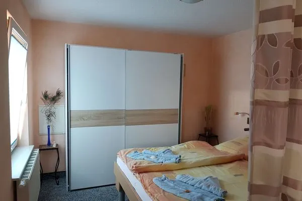 Bett  Ferienwohnung Montag - in der historischen Altstadt