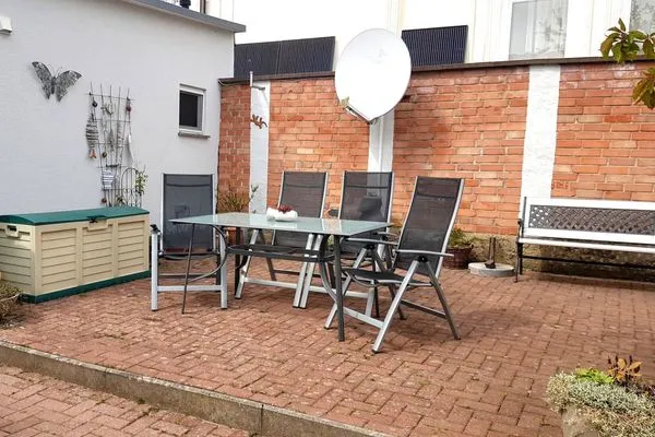 Terrasse  Ferienwohnung Montag - in der historischen Altstadt