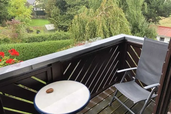Balkon  Ferienwohnung Stockrose - ganz nah am Nationalpark Jasmund