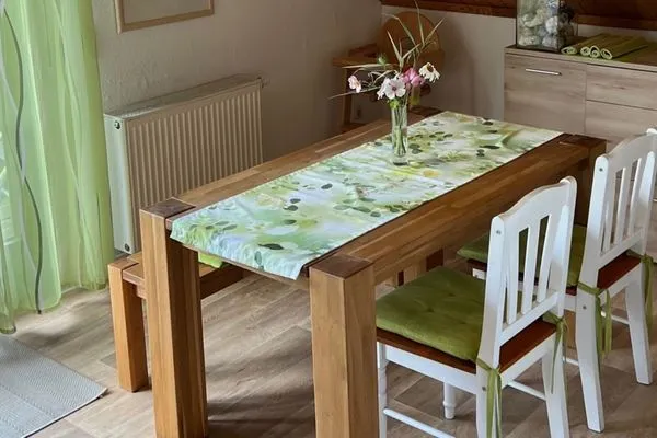 Wohnzimmer  Ferienwohnung Stockrose - ganz nah am Nationalpark Jasmund