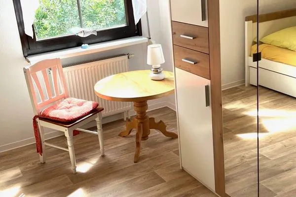 Schlafzimmer  Ferienwohnung Stockrose - ganz nah am Nationalpark Jasmund