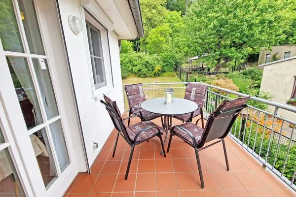 Balkon  Ferienwohnung Treibholz - direkt am Nationalpark Jasmund