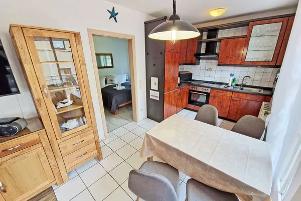 Küche / Küchenzeile  Ferienwohnung Treibholz - direkt am Nationalpark Jasmund