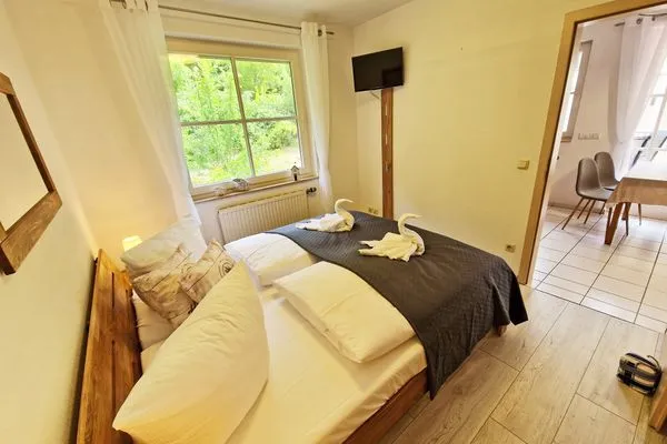 Schlafzimmer  Ferienwohnung Treibholz - direkt am Nationalpark Jasmund