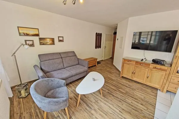 Wohnzimmer  Ferienwohnung Treibholz - direkt am Nationalpark Jasmund