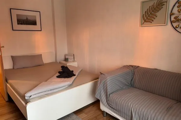 Schlafzimmer  Gemütliches Appartement "Johanna" in Weißenfels mit 3 Schlafzimmern