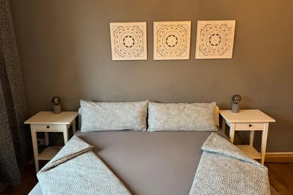 Schlafzimmer  Gemütliches Appartement "Johanna" in Weißenfels mit 3 Schlafzimmern