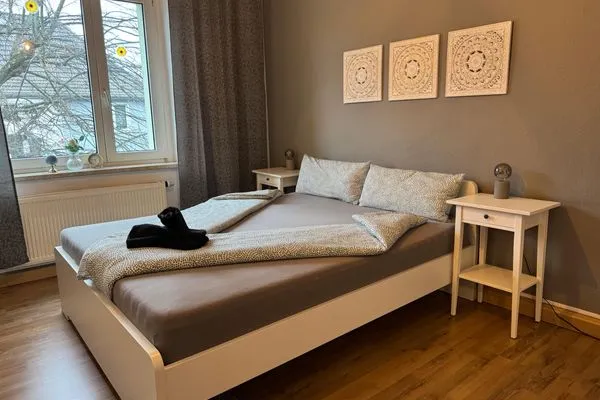 Schlafzimmer  Gemütliches Appartement "Johanna" in Weißenfels mit 3 Schlafzimmern