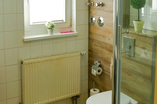 Badezimmer  Ferienwohnung Sammy - Urlaub in ruhiger Lage mit Hund