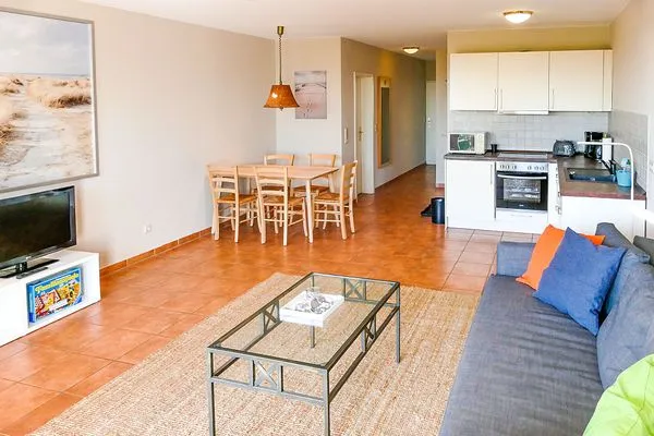 Wohnzimmer  Ferienwohnung Max - Urlaub in ruhiger Lage mit Hund