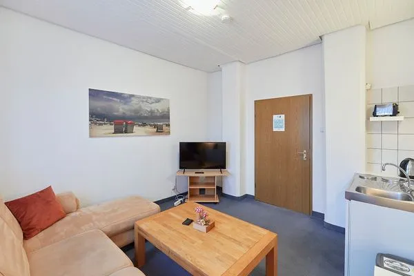 Wohnbereich mit kleiner Teestation  Huus in't Dörp - Studio 11