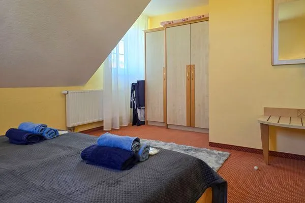 Schlafzimmer  Ferienwohnung Muschel - Ostsee-Urlaub mit Hund