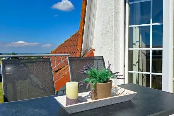 Balkon  Ferienwohnung Muschel - Ostsee-Urlaub mit Hund