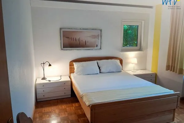 Schlafzimmer Haus Kiebitzdelle-Leegde 16 Ferienhaus Müller