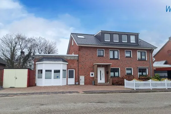 Hauptansicht Haus Wilhelm-Feldhoff Ferienwohnung Veen