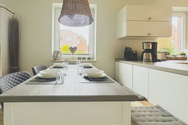 Ferienhaus Anlage Ostland17 Dünenlöper/ Nr. 17 a Dorf - Wohnzimmer