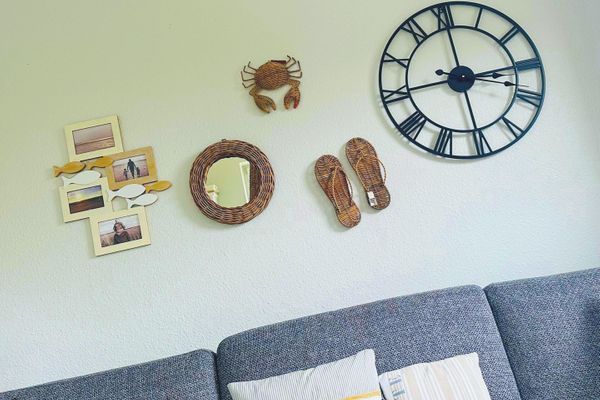 Ferienhaus Anlage Ostland17 Dünenlöper/ Nr. 17 a Dorf - Wohnzimmer