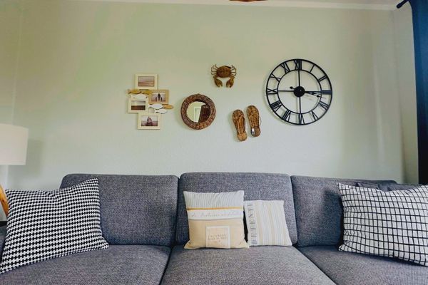 Ferienhaus Anlage Ostland17 Dünenlöper/ Nr. 17 a Dorf - Wohnzimmer