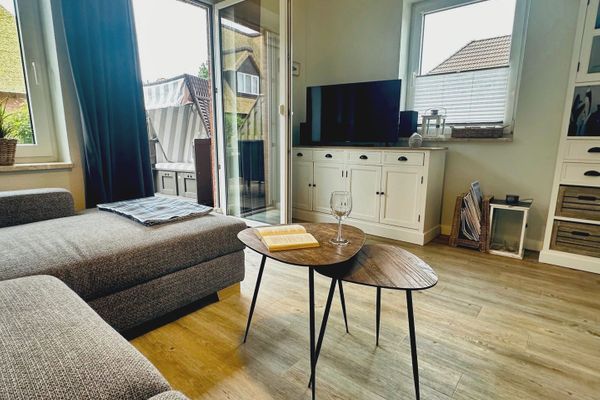 Ferienhaus Anlage Ostland17 Dünenlöper/ Nr. 17 a Dorf - Wohnzimmer